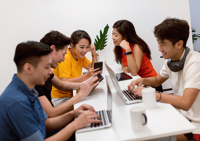 Mobile Banner Human Resource Management (HRM)